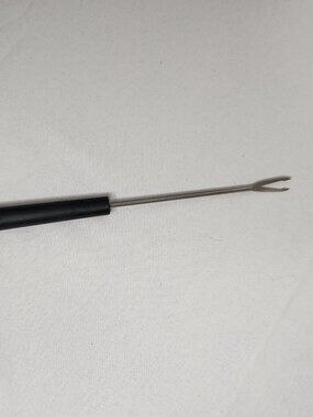 Fondue Fork Black Purple Handle Cooking Utensil